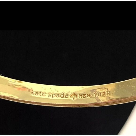Kate Spade Goldtone bow bangle (PF) - Picture 3 of 7